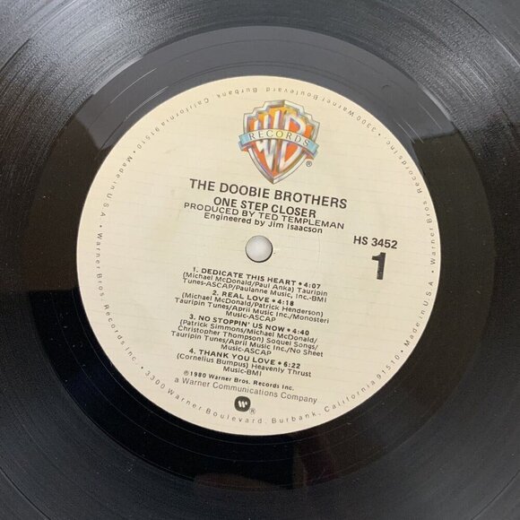 The Doobie Brothers One Step Closer Vinyl LP Record Album Warner Bros 1980 - Picture 6 of 8